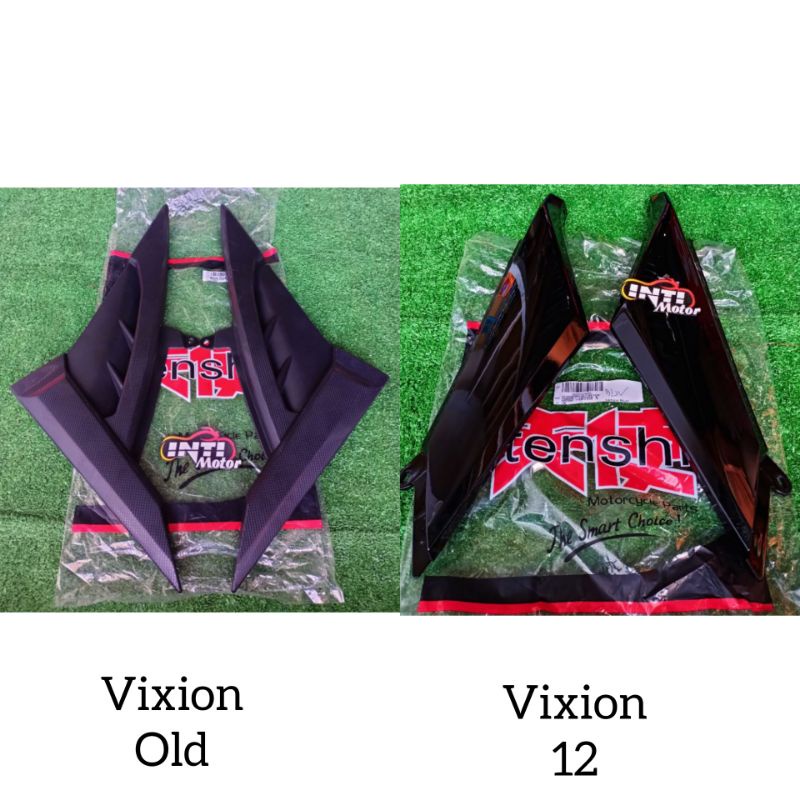 COVER BOX SAMPING AKI VIXION OLD DAN 2012 BODY VIXION 2012 NEW HITAM Tutup Rangka BODI Kanan DAN Kir