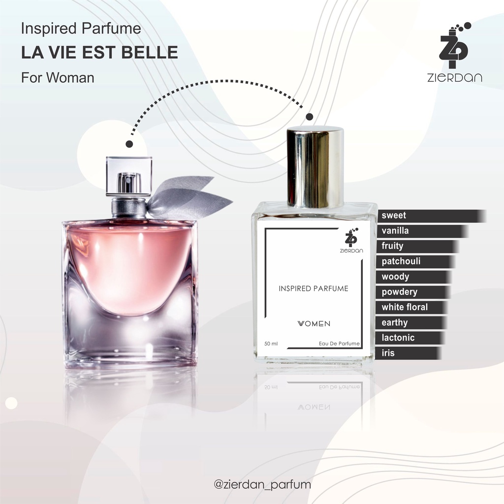 Zierdan Inspired Parfum La Vie Est Belle Parfume Farfum Minyak Wangi Tahan Lama Wanita Cewek