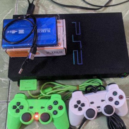 PS2 FAT MC BOOT/ MATRIX HDD LUAR 120GB 2 STIK BEKAS. FULLGAME 70 GAME BOLA 2024