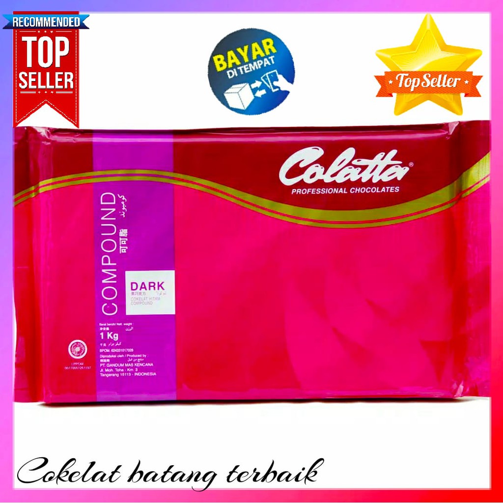 

Colatta Dark Murah Coklat Batang 1 kg