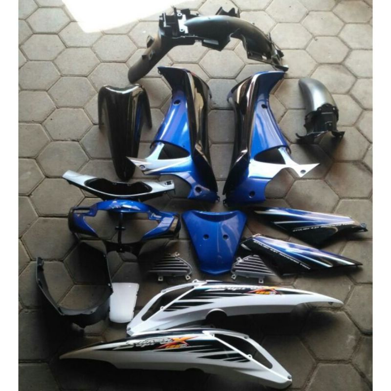 Fullset Body Halus Kasar Supra X 125 lama tahun 2005