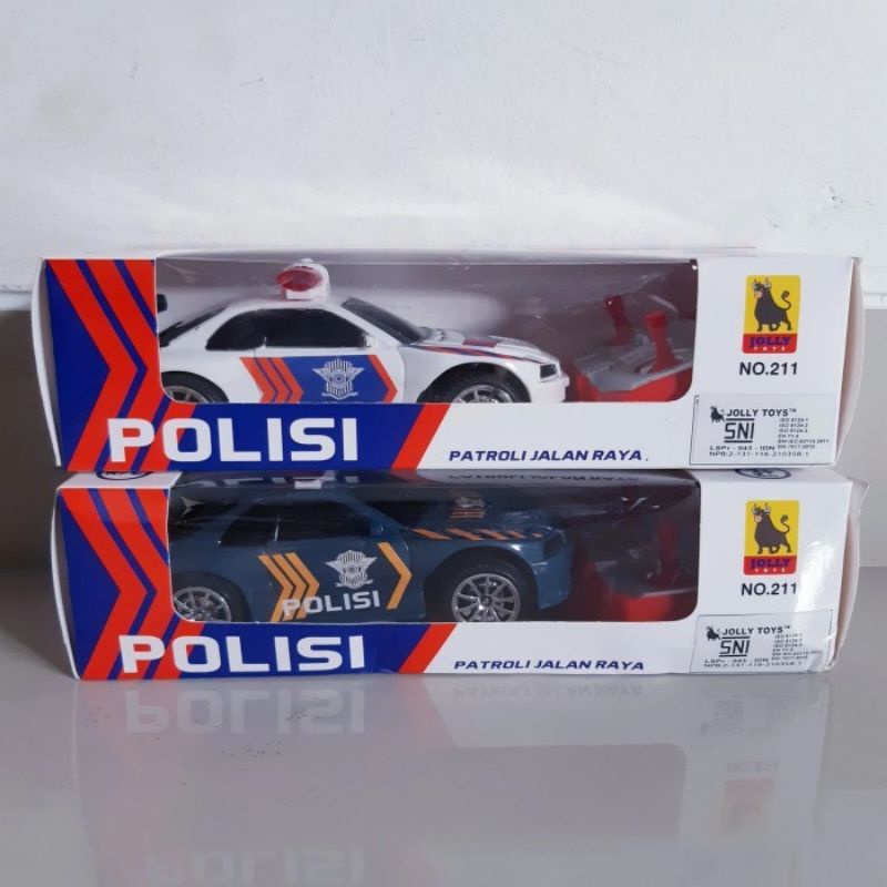 Mainan Rc Car Sedan Police Mobil Remote Control Polisi Anak Laki Cowok Remot Kontrol