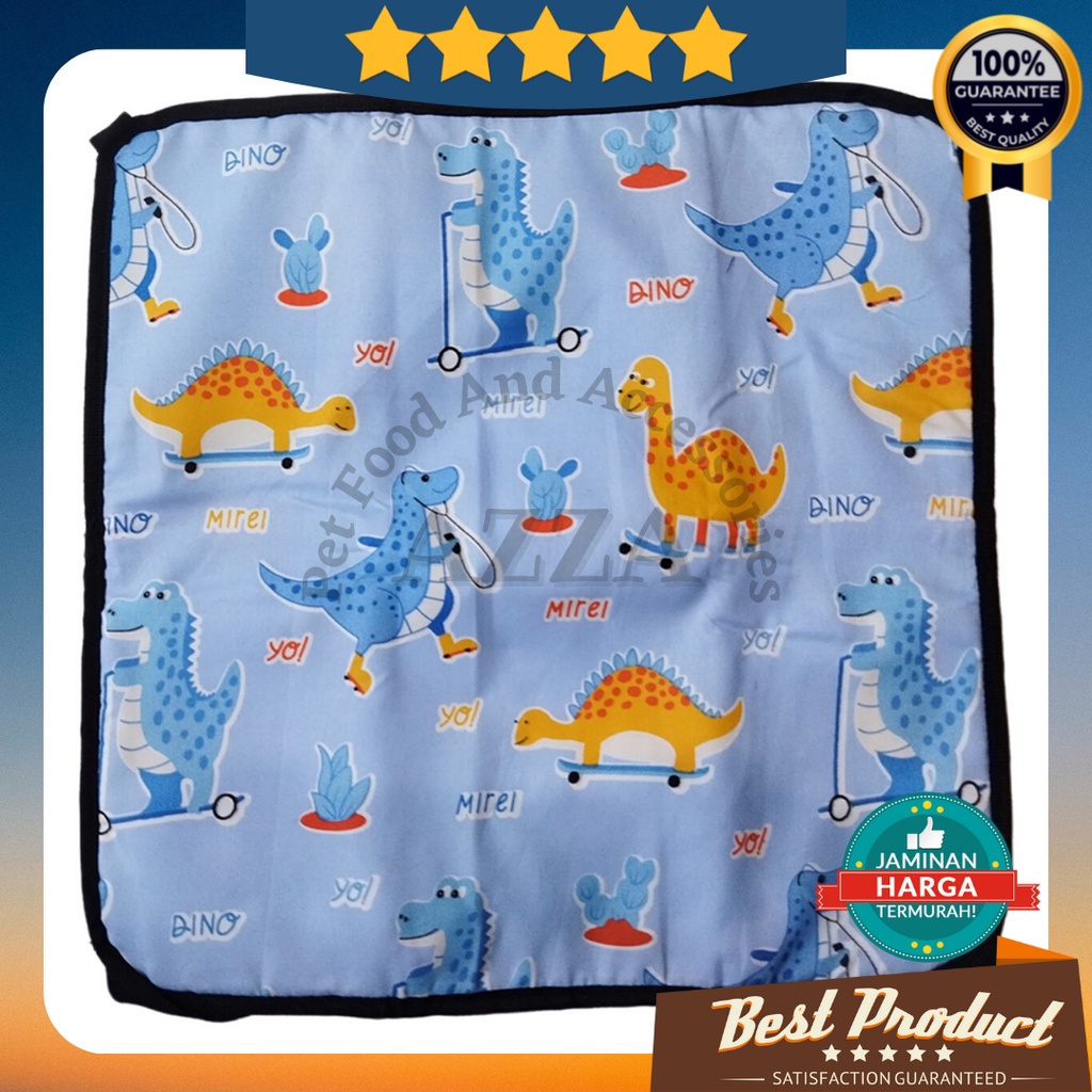 AYUNAN KANDANG KUCING HAMMOCK KUCING ANJING BAHAN FLANEL TEBAL-Dinosaurus