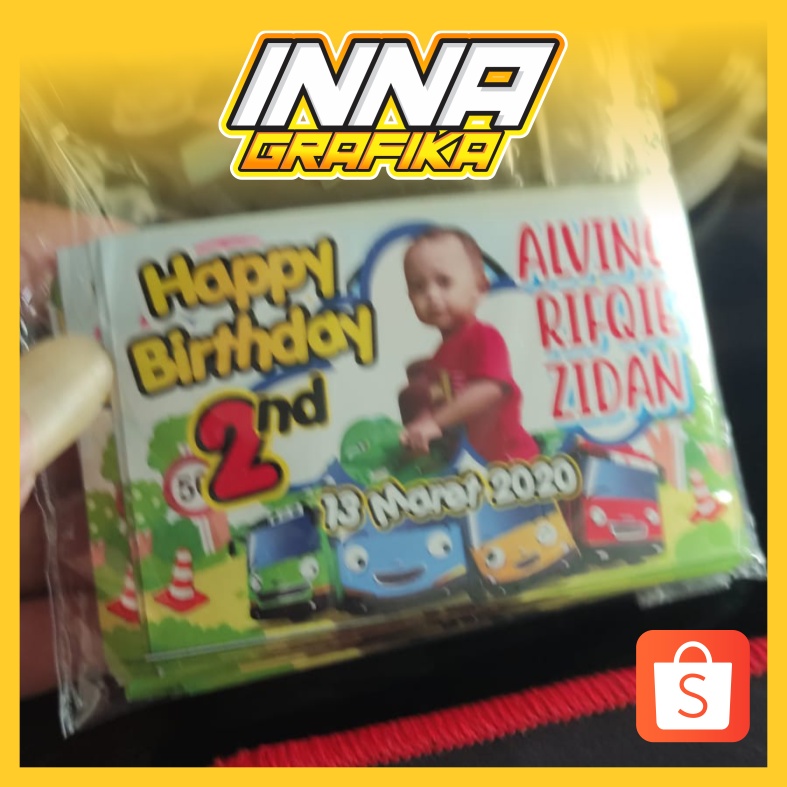 STIKER ULANG TAHUN ANAK BISA REQUEST TEMA APAPUN UKURAN 5X5CM