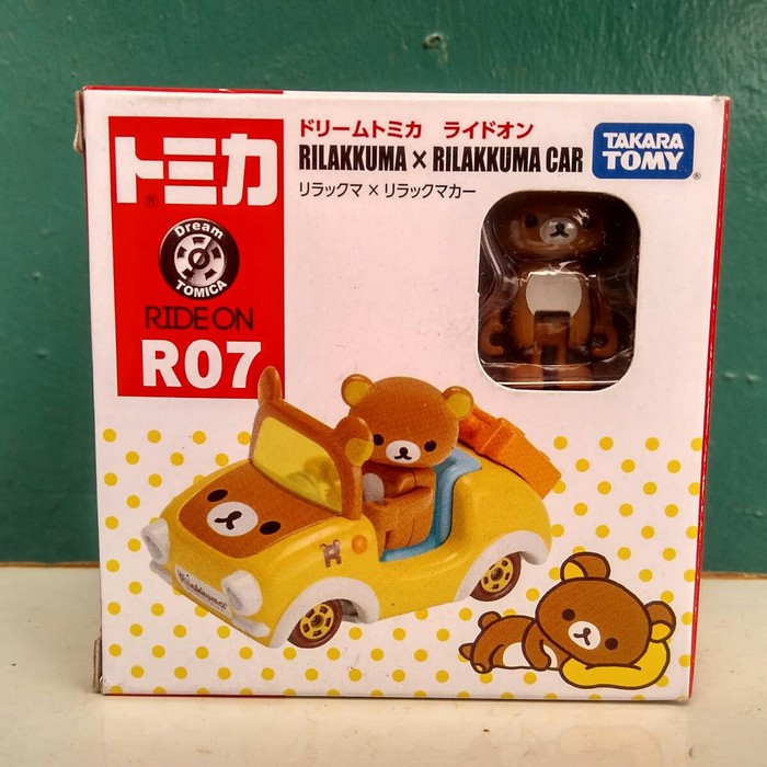 Tomica RIDE ON R07 Rilakkuma x Rilakkuma Car Takara Tomy murah