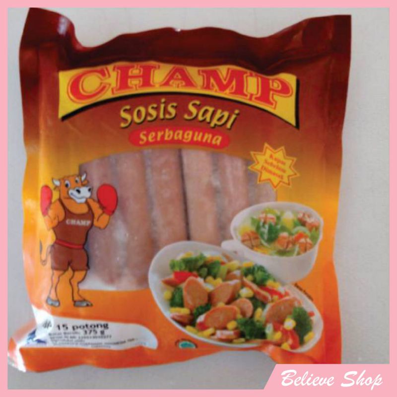 

Sosis Sapi Champ 375 gr