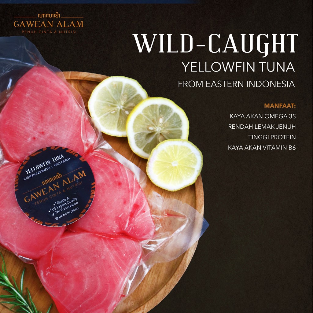 Yellowfin TUNA - Grade A - Ikan TUNA Sirip Kuning