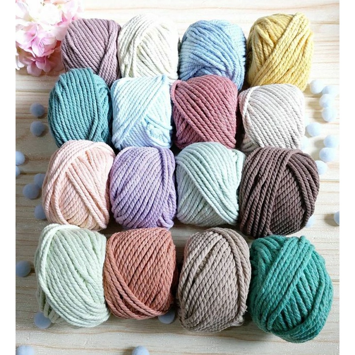 

Tali Katun Makrame 4mm
