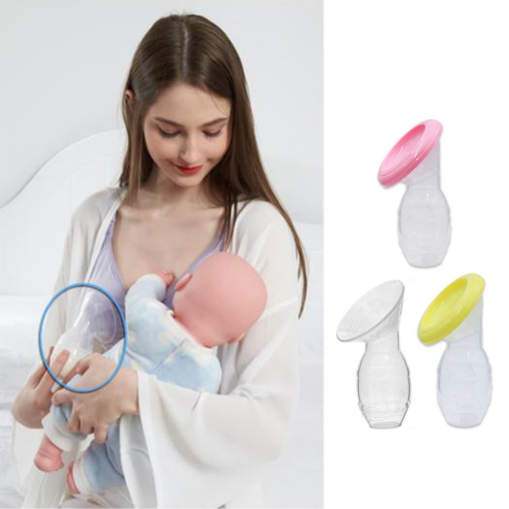 Pompa Asi Manual Silikon / Silicone Breast Pump / Breast Milk Saver 100 ml