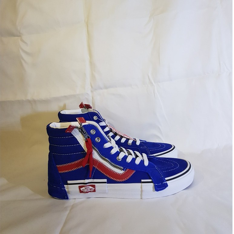 Vans Sk8-Hi Reissue Cap Cut And Paste Surf The Web/Racing Red