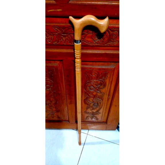 Tongkat jalan kayu bidara arab