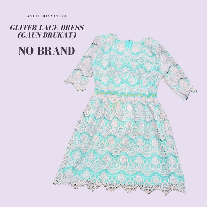 PRELOVED _ DRESS BROKAT BLING BLING