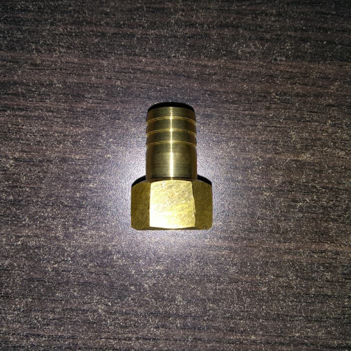 Nepel Drat Dalam Drat 1/2" u/ Selang 1/4" Nepple Nipel Selang Angin SRNew1883