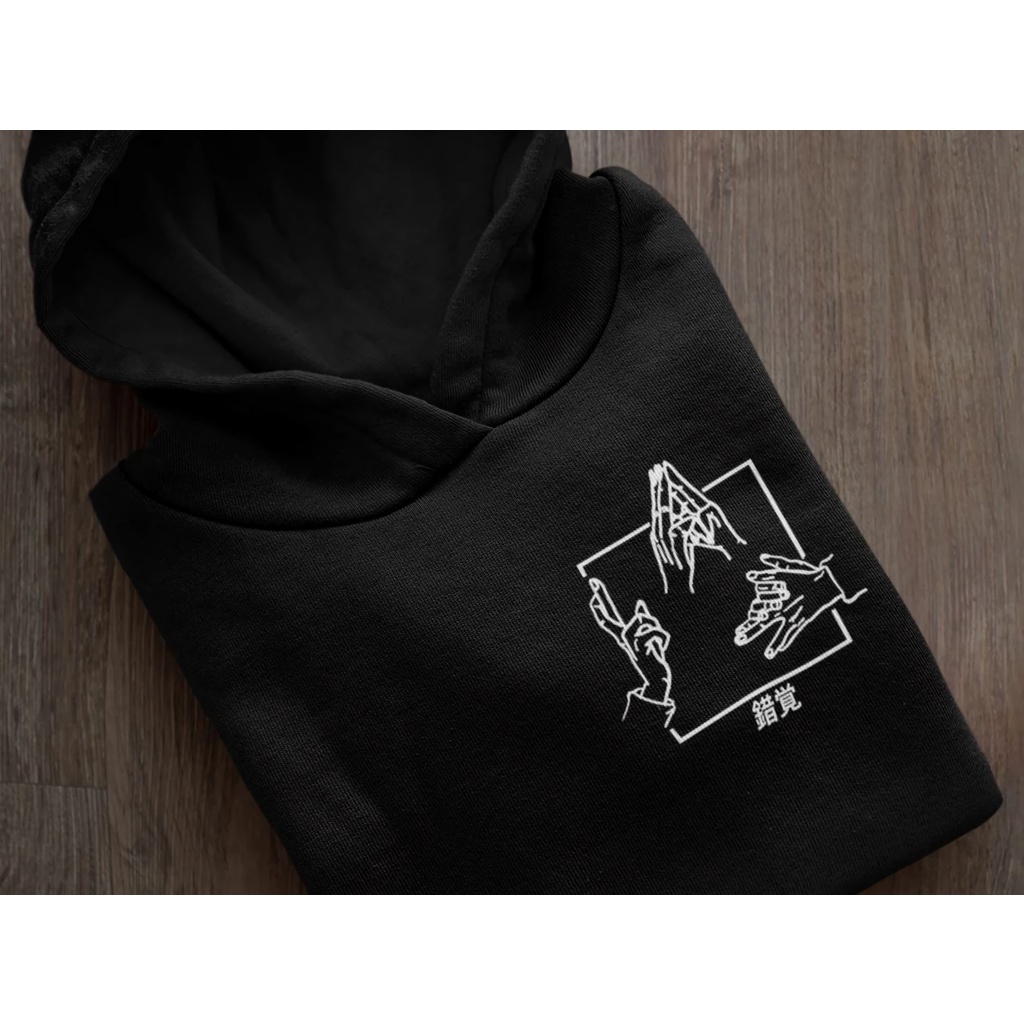 Hoodie Jujutsu Hand signal Line Art Anime Manga Jujutsu Kaisen Premium