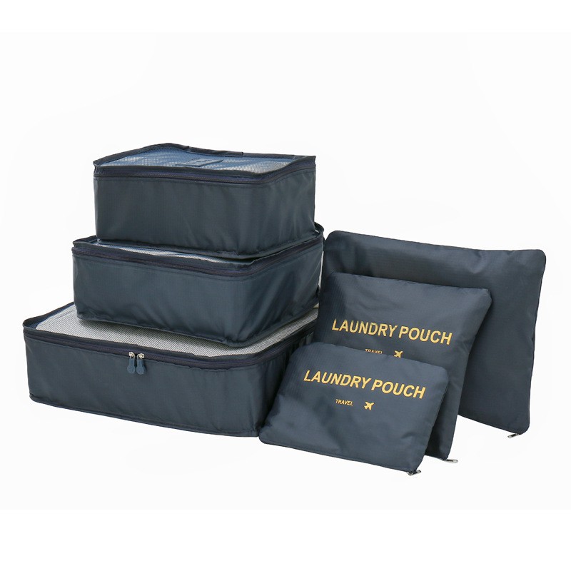 BG / COD / TAS TRAVEL TINGKAT BAG ORGANIZER STORAGE TAS TRAVEL &amp; KOPER / TAS 6 SET TRAVEL TT-04-6IN1