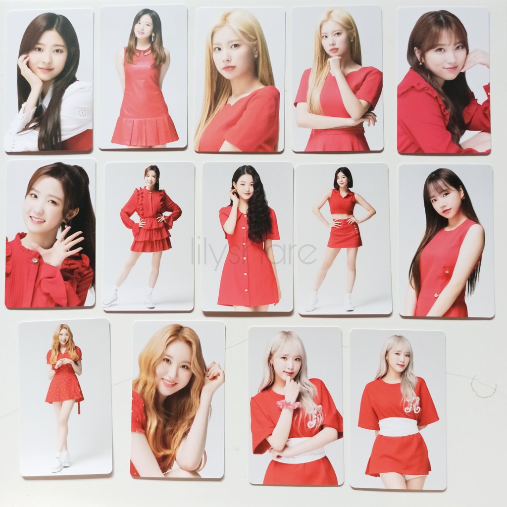 IZ*ONE TWELVE RANDOM PHOTOCARD JAPAN MERCHANDISE IZONE
