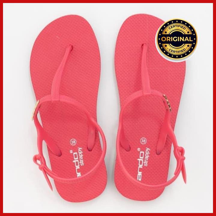 Sandal Casual / Sandal Ando Strappy Wanita 02 / Fusia - 37