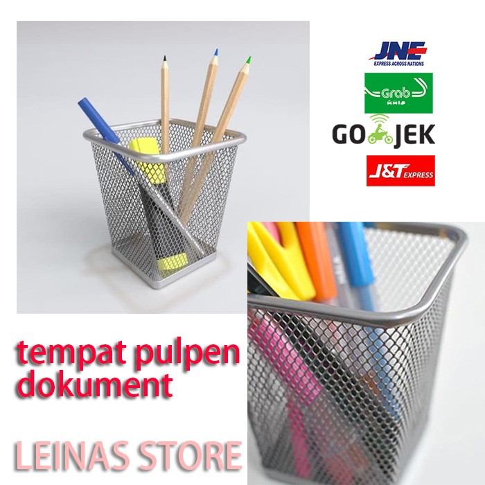 

Tempat Pulpen Alat Tulis IKDOK tempat Pensil Pen Bolpen Baja