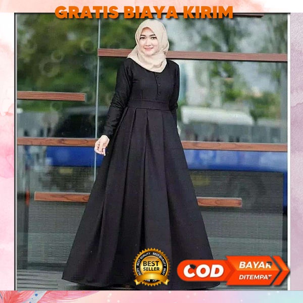Gamis Dress Terbaru Fashion Muslim Gsmis Fashion Muslimah Syarii Gamis Remaja Kekinian Korean Style 