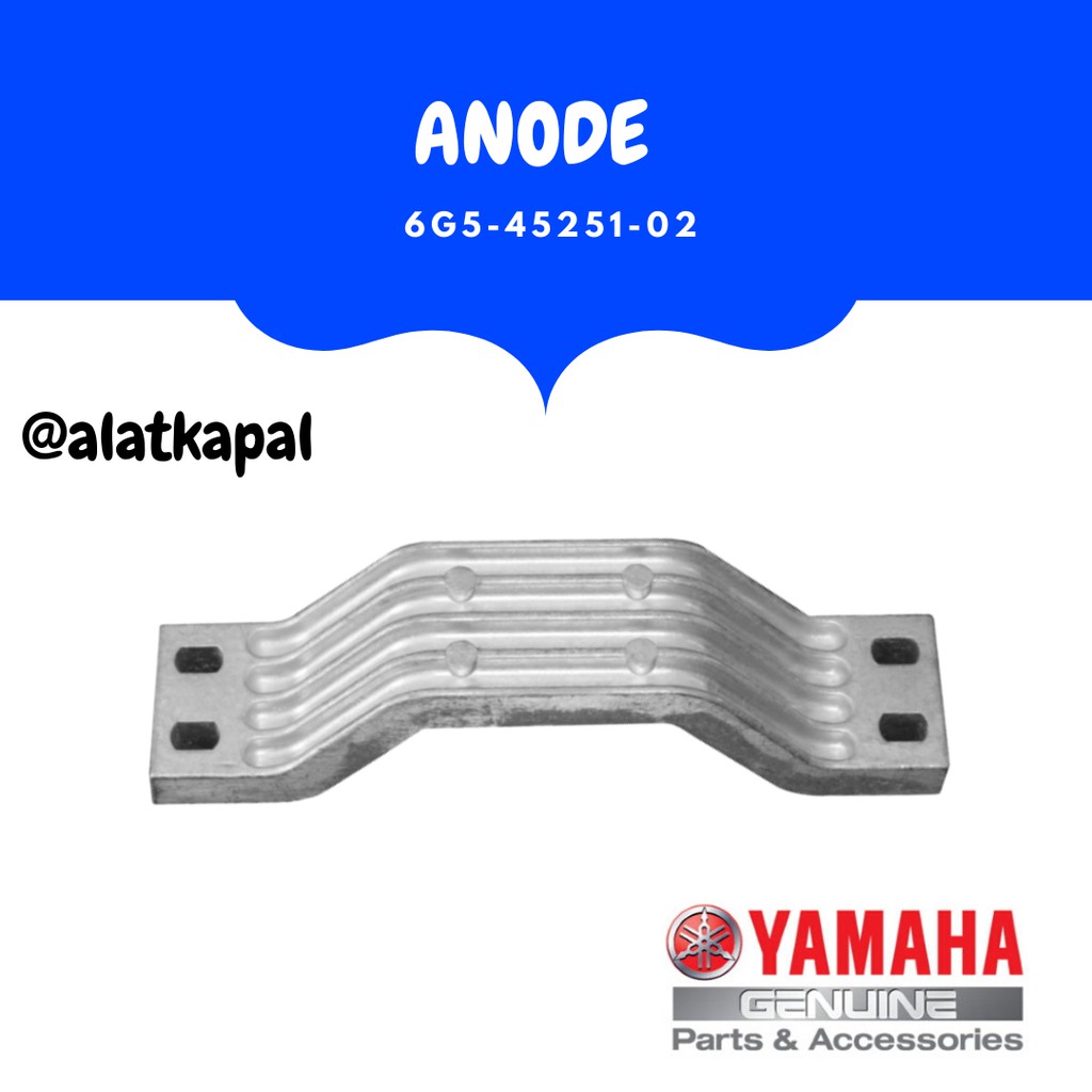 ANODE 6G5-45251-02 UNTUK MESIN TEMPEL YAMAHA 115PK - 200PK