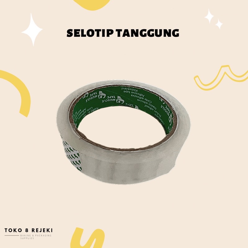 

Isolasi Tanggung Bening 1 inch / Selotip Tanggung / Isolasi Toples