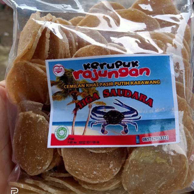 

Kerupuk telur rajungan