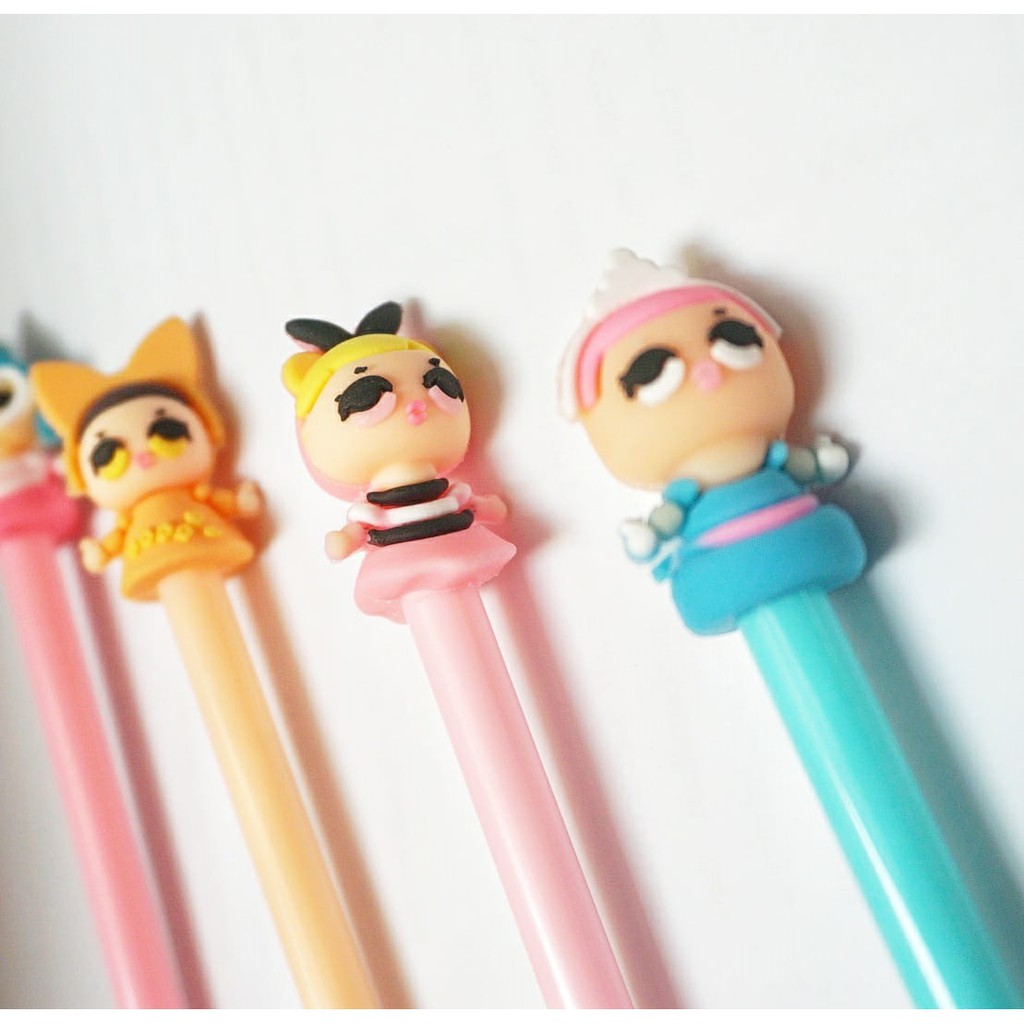 PEN GEL KARAKTER LUCU LOL PRINCES PULPEN BOLPOIN ALAT TULIS SEKOLAH PEN PRINCES IMUT IMPORT TERMURAH