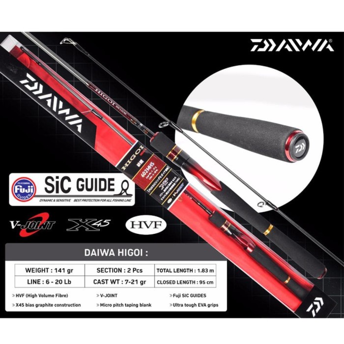Termurah.. Joran Daiwa Higoi-G 602 Mhs Cv