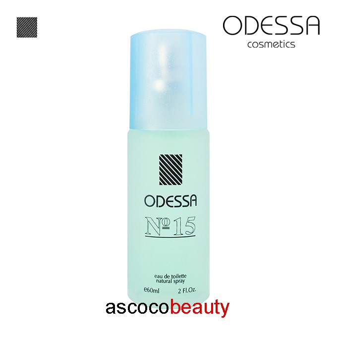 ODESSA EDT Parfum No. 15 Fragrance 60ml Perfume Lokal Legendaris Sejak 1999 Wangi Pria Wanita Unisex Citrus Sandalwood Segar Kayu Jasmine Lavender Jeruk ✰ ascocobeauty ✰