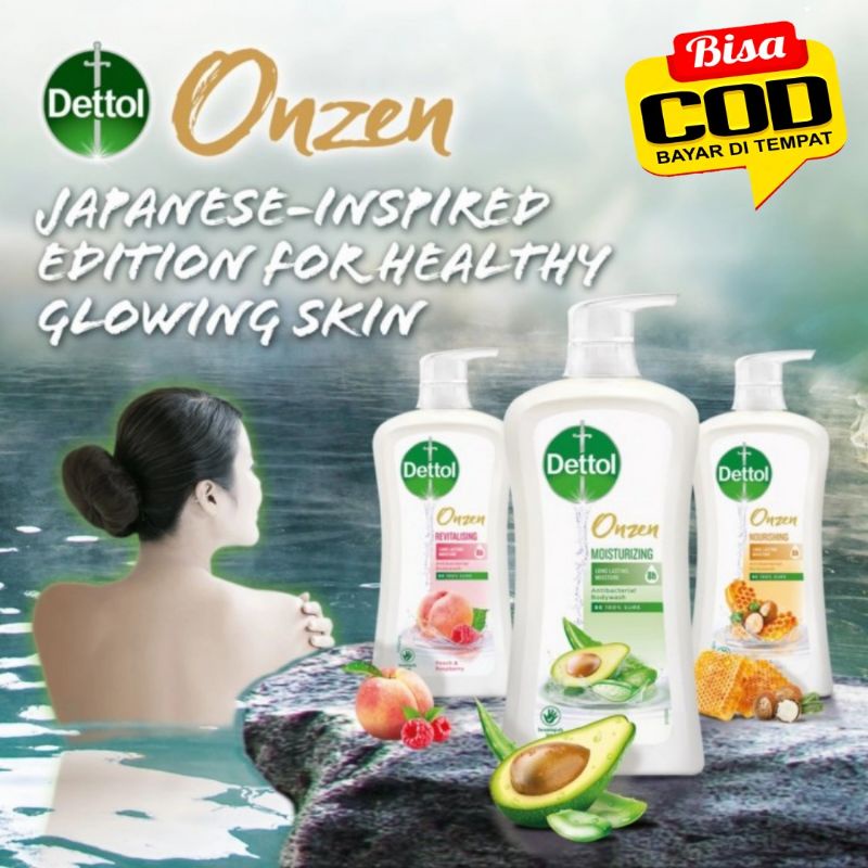 Dettol Sabun Mandi Cair Anti Bakteri 410 ml Fresh Citrus / Cool / Lasting 410gr Refill 410ml