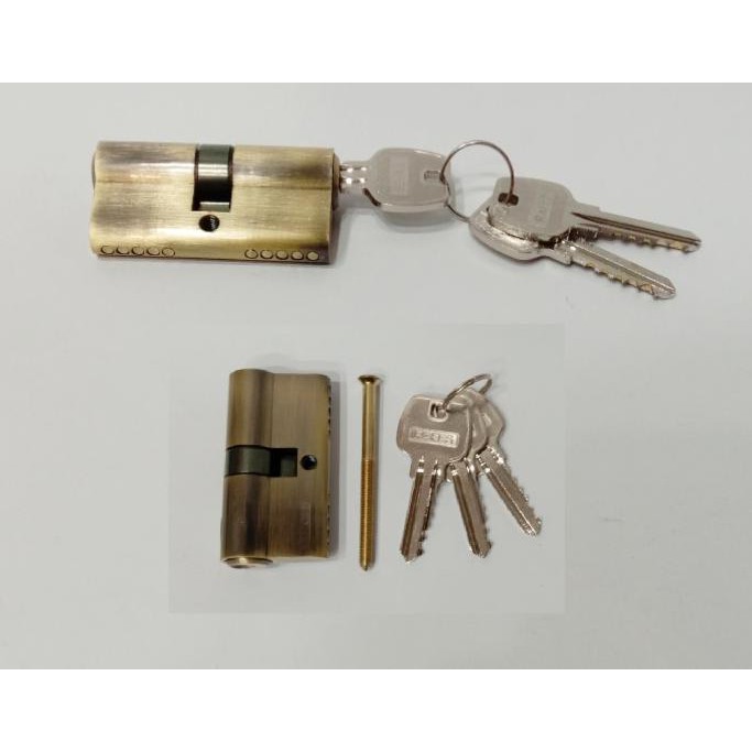 Cylinder Kunci Merk Rafes Ukuran 60mm Warna AB