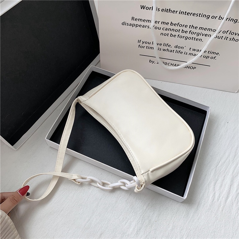 FINOM SABRINA - Shoulder Bag Wanita Vintage Rantai | Tas Bahu Korea