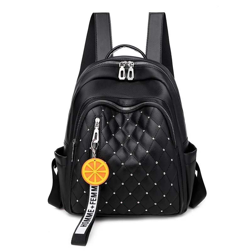 TAS BACKPACK STYLISH LEMON STUDE SINTETIS