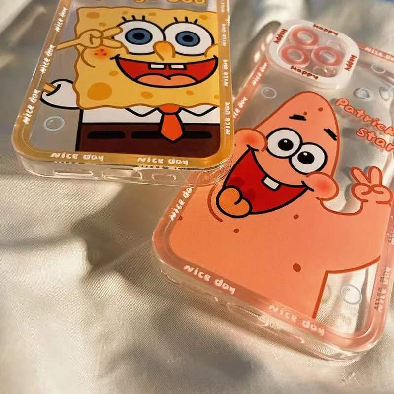 Casing SpongeBob Patrick Star Samsung A24 A04 A23 A13 A04s A53 A03 A52S A11 A51 A20 A30 A33 A52 A50 A32 A22 A12 M11 A03S A30S A21S M12 A20S A71 A10S A72