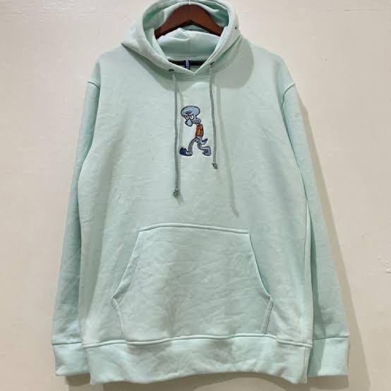 Hoodie Squidward Mint H*M