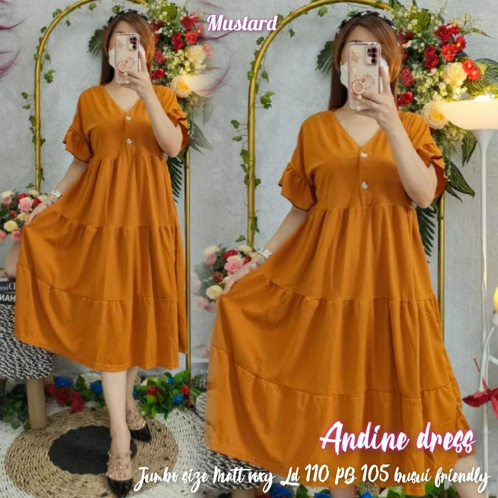 dress jumbo / dress andine / dress fuji / dasterterkini /dressvoxy / dressmurah