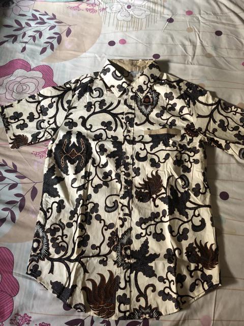 Keja Batik Kerja Kantor Pria/atasan Pria Lengan Pendek/kemeja Batik Pesta Natal/atasan Pria Murah