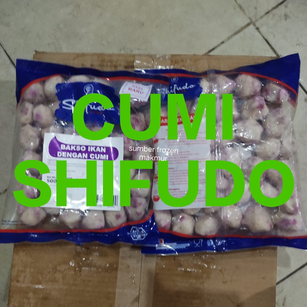 

bakso cumi 500 shifudo sumber frozen makmur