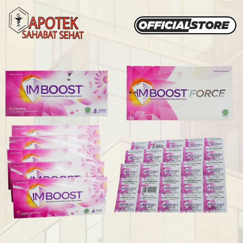 Imboost tablet dan Imboost Force tablet