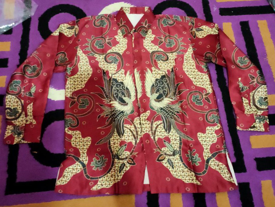 Kemeja Batik Pria Semi Sutra Silky Premium Puring Istimewa