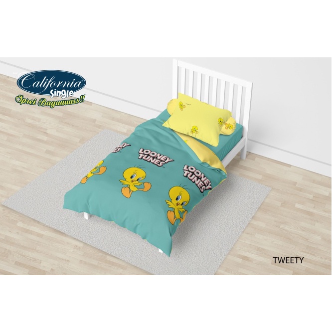 ❤ IJN ❤ CALIFORNIA - Sprei Single (120x200) Terlaris pilihan Dewasa