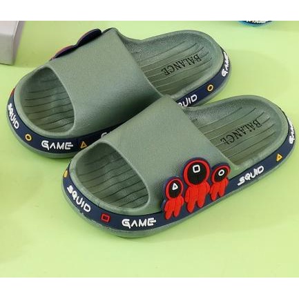 SANDAL SEQUID GAME ANAK BALANCE 2222-4 SIZE 24-35 SANDAL SELOP JELLY BALANCE KARAKTER ANAK  TERBARU