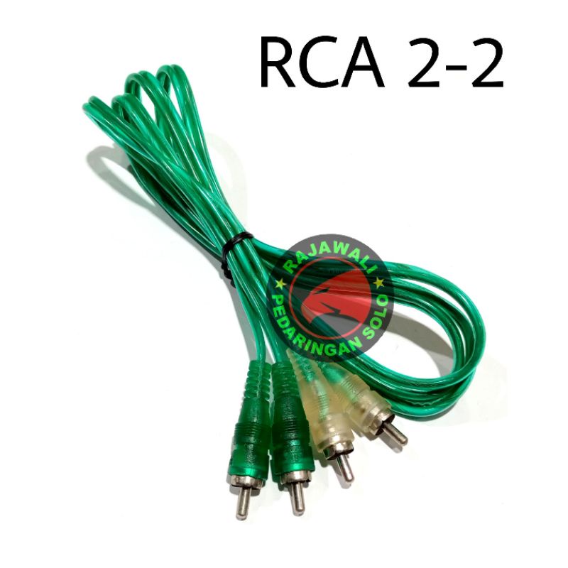 KABEL RCA AUDIO 2 JALUR KABEL SPEAKER RCA