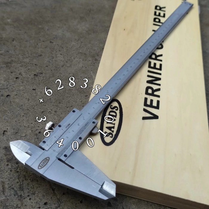 

Vernier Caliper 12 Inch - Sigmat Jangka Sorong Manual 0 - 300 Mm.