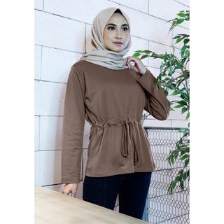 Blouse Wanita Muslim Atasan  Muslim Mocca  Shopee Indonesia