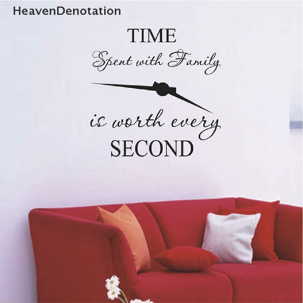 1 Pc Stiker Dinding Decal Desain Time Spent With Family Is Worth Every Second Untuk Rumah