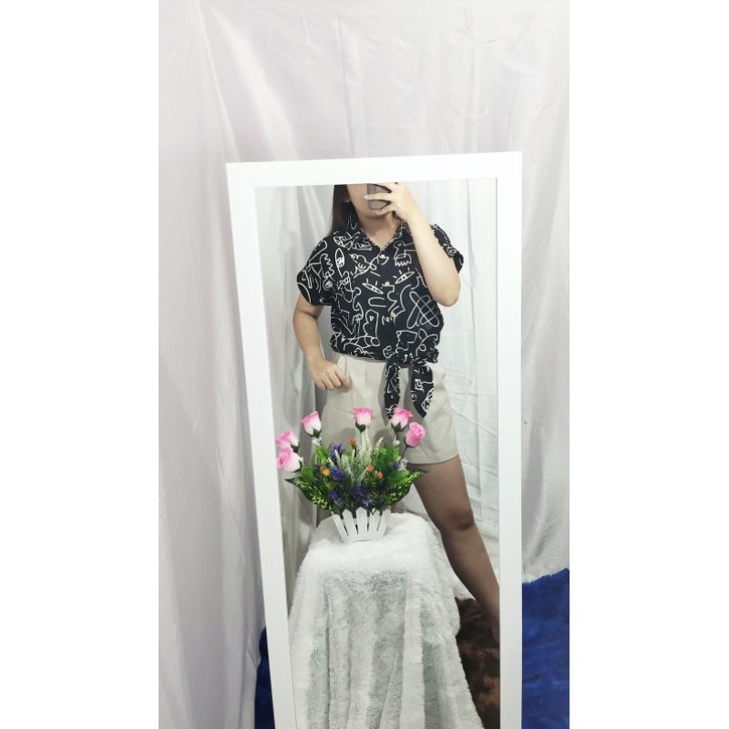 Vinstshop_ Kemeja wanita/atasan kemeja/atasan santai/baju santai/baju bagus/baju murah/atasan casual
