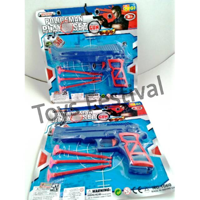 Mainan Pistol Senapan peluru plastik/karet