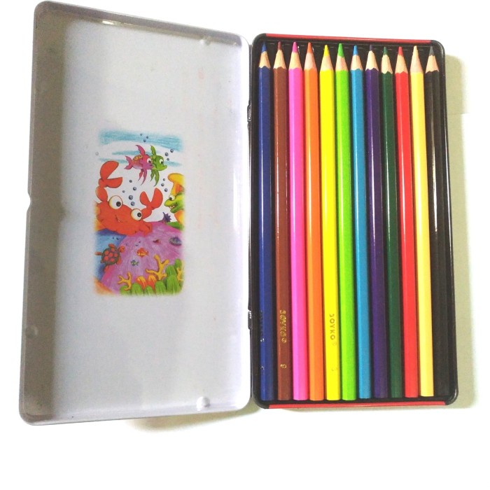 

Lucu Pensil Warna Joyko Cp 12 Tc Kotak Kaleng Promo