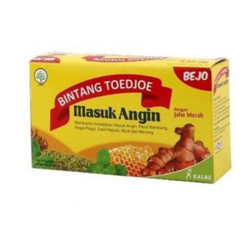 

BINTANG TOEDJOE MASUK ANGIN JAHE MERAH 15 ML 6 SCH
